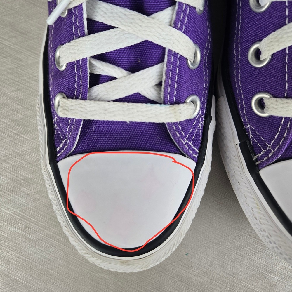 Converse Chuck Taylor All Star Purple High Top Sneakers Womens 7 Mens 5 - Picture 3 of 12